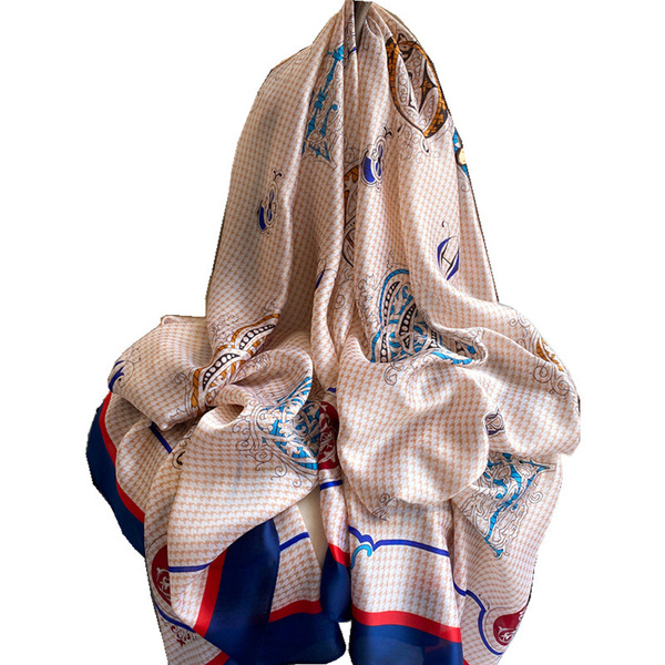 Wholesale silk scarf female sunshade shawl JDC-SF-SL077 scarf JoyasDeChina Wholesale Jewelry JoyasDeChina Joyas De China