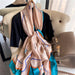 Wholesale silk scarf female sunshade shawl JDC-SF-SL077 scarf JoyasDeChina Pink Green Above 175cm Wholesale Jewelry JoyasDeChina Joyas De China