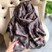 Wholesale silk scarf shawl long scarf JDC-SF-SL026 scarf JoyasDeChina grey Above 175cm Wholesale Jewelry JoyasDeChina Joyas De China