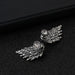Bulk Jewelry Wholesale silver alloy angel wing earrings JDC-ES-RL004 Wholesale factory from China YIWU China