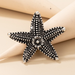 Bulk Jewelry Wholesale Silver Alloy Bohemian Star Starfish Beach Wind Accessories Rings JDC-RS-C176 Wholesale factory from China YIWU China