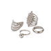 Bulk Jewelry Wholesale silver alloy Bohemian style 4 piece rings set JDC-RS-C232 Wholesale factory from China YIWU China
