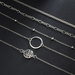 Bulk Jewelry Wholesale silver alloy circle beaded chain bracelet JDC-BT-C107 Wholesale factory from China YIWU China