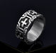 Wholesale silver alloy cross ring JDC-RS-NingL022 Rings 宁蓝 8 Wholesale Jewelry JoyasDeChina Joyas De China