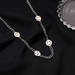 Bulk Jewelry Wholesale silver alloy double-sided necklace JDC-NE-D639 Wholesale factory from China YIWU China