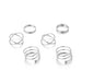 Bulk Jewelry Wholesale silver alloy drop tail ring combination set ring JDC-RS-C057 Wholesale factory from China YIWU China