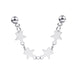 Wholesale silver alloy earrings JDC-ES-D756 Earrings 晴雯 02 white k Wholesale Jewelry JoyasDeChina Joyas De China