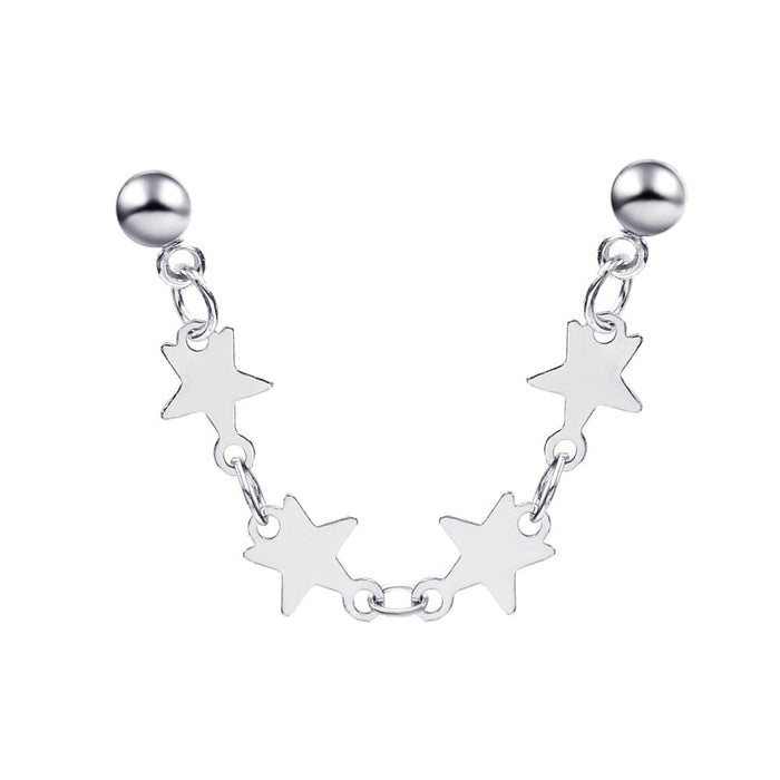 Wholesale silver alloy earrings JDC-ES-D756 Earrings 晴雯 Wholesale Jewelry JoyasDeChina Joyas De China