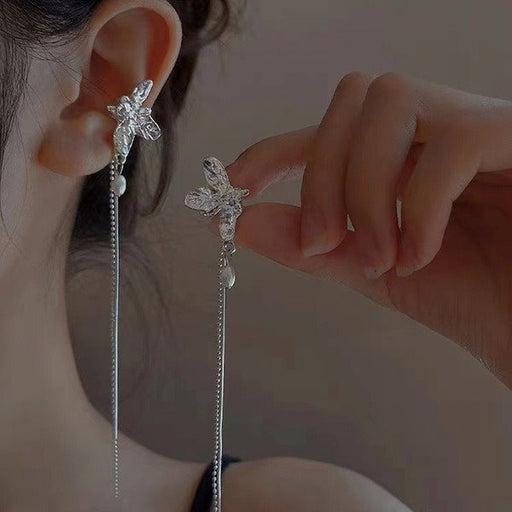 Wholesale silver alloy earrings JDC-ES-YWJQ0018 Earrings 精巧 Wholesale Jewelry JoyasDeChina Joyas De China