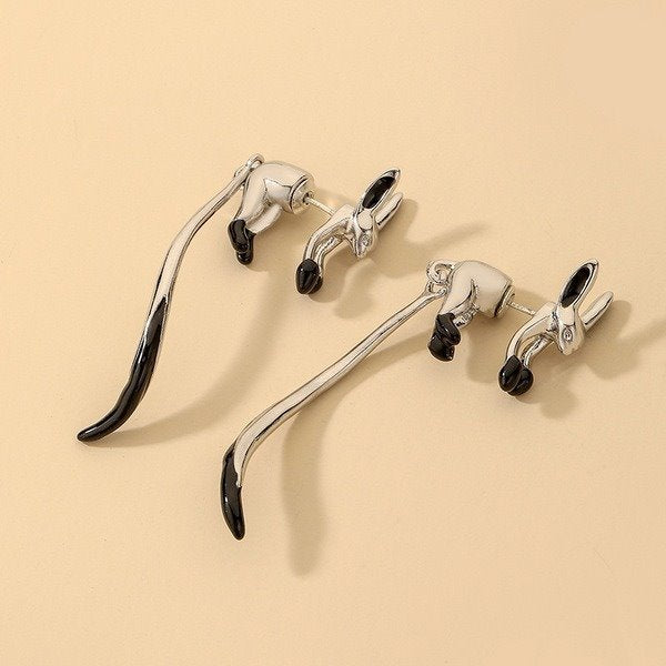 Wholesale silver alloy earrings JDC-ES-YWJQ032 Earrings 精巧 Wholesale Jewelry JoyasDeChina Joyas De China