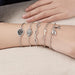 Bulk Jewelry Wholesale silver alloy fashion shell bracelet JDC-BT-D544 Wholesale factory from China YIWU China