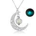 Bulk Jewelry Wholesale silver alloy glow moon pumpkin necklace JDC-NE-GSNM001 Wholesale factory from China YIWU China
