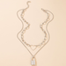 Bulk Jewelry Wholesale silver alloy hearts lock pendant necklace women JDC-NE-C077 Wholesale factory from China YIWU China