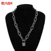 Bulk Jewelry Wholesale silver alloy key lock Pendant Necklace JDC-NE-KunJ006 Wholesale factory from China YIWU China