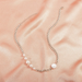 Bulk Jewelry Wholesale silver alloy love pearl stitching necklace JDC-NE-D670 Wholesale factory from China YIWU China
