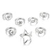 Bulk Jewelry Wholesale silver alloy moon star opening ring 7-piece set JDC-RS-C205 Wholesale factory from China YIWU China