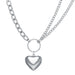 Wholesale silver alloy necklace JDC-NE-F603 Necklaces 韩之尚 5551701 Wholesale Jewelry JoyasDeChina Joyas De China