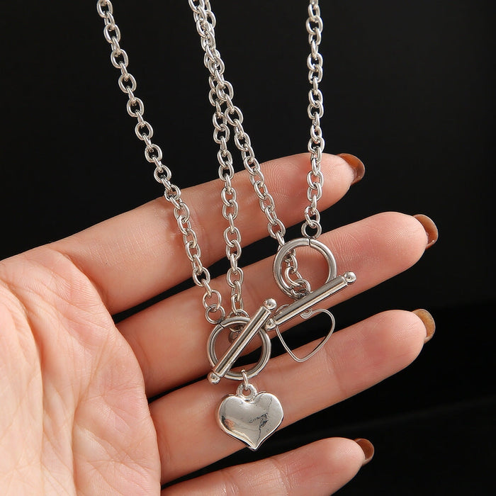 Wholesale silver alloy necklace JDC-NE-F603 Necklaces 韩之尚 5551701 Wholesale Jewelry JoyasDeChina Joyas De China