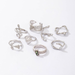 Bulk Jewelry Wholesale silver alloy Nepal national network rose snake love 8 pieces rings set JDC-RS-C231 Wholesale factory from China YIWU China