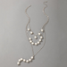 Bulk Jewelry Wholesale silver alloy pearl long multi-layer necklace JDC-NE-C103 Wholesale factory from China YIWU China