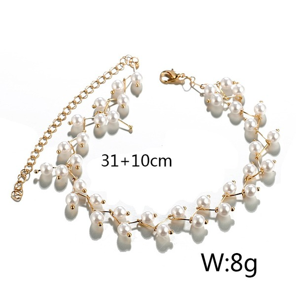 Bulk Jewelry Wholesale silver alloy pearl neck with short necklaces JDC-NE-C001 Wholesale factory from China YIWU China