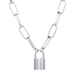 Bulk Jewelry Wholesale silver alloy pendant punk wind collarbone chain JDC-NE-F337 Wholesale factory from China YIWU China