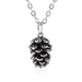 Bulk Jewelry Wholesale silver alloy pine plant specimen necklace JDC-NE-D634 Wholesale factory from China YIWU China