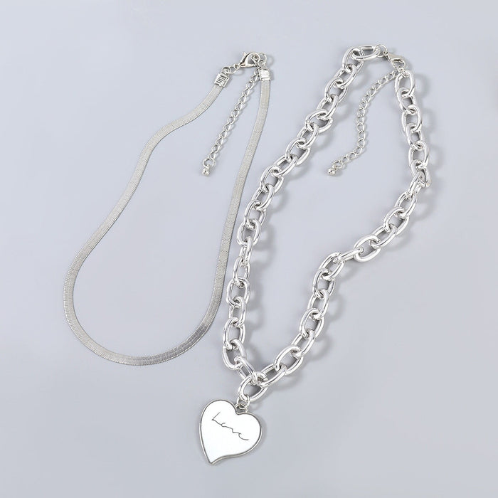 Wholesale Silver Alloy Plating Necklace JDC-NE-JL204 Necklaces 氿乐 White Wholesale Jewelry JoyasDeChina Joyas De China
