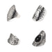 Bulk Jewelry Wholesale silver alloy sapphire water drop ring JDC-RS-C062 Wholesale factory from China YIWU China