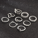 Bulk Jewelry Wholesale silver alloy set 9-piece love cat ring JDC-RS-e031 Wholesale factory from China YIWU China