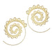 Wholesale silver alloy vortex gear-shaped earrings JDC-ES-F278 earrings JoyasDeChina GCG05-01 gold Wholesale Jewelry JoyasDeChina Joyas De China
