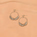 Wholesale silver circle alloy earrings JDC-ES-LSY021 Earrings JoyasDeChina ear studs Wholesale Jewelry JoyasDeChina Joyas De China