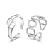 Wholesale Silver Color Adjustable Alloy Rings JDC-RS-F586 Rings JoyasDeChina 54330 Wholesale Jewelry JoyasDeChina Joyas De China
