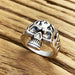 Wholesale Silver Color Skull Head Alloy Rings JDC-RS-F575 Rings JoyasDeChina 5427602 Wholesale Jewelry JoyasDeChina Joyas De China