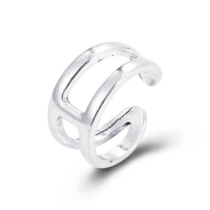 Bulk Jewelry Wholesale silver copper ring JDC-RS-D038 Wholesale factory from China YIWU China