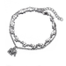 Bulk Jewelry Wholesale silver elephant sling pendant alloy Anklet JDC-AS-F417 Wholesale factory from China YIWU China