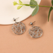 Wholesale silver metal Dreamcatcher earrings JDC-ES-LSY026 Earrings JoyasDeChina Wholesale Jewelry JoyasDeChina Joyas De China