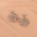 Wholesale silver metal Dreamcatcher earrings JDC-ES-LSY026 Earrings JoyasDeChina ear studs Wholesale Jewelry JoyasDeChina Joyas De China