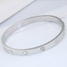 Bulk Jewelry Wholesale silver metal simple diamond alloy bracelet JDC-BT-RXWY010 Wholesale factory from China YIWU China