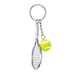 Bulk Jewelry Wholesale silver metal tennis racket tennis key ring hanging JDC-KC-YY010 Wholesale factory from China YIWU China