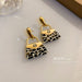 Wholesale Silver Needle Acrylic Leopard Print Alloy Earrings JDC-ES-BY174 Earrings 宝钰 B Wholesale Jewelry JoyasDeChina Joyas De China