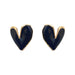 Wholesale Silver Needle Enamel Alloy Heart Earrings JDC-ES-BY176 Earrings 宝钰 Wholesale Jewelry JoyasDeChina Joyas De China