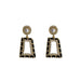 Wholesale silver needle leather pearl alloy earrings JDC-ES-BY165 Earrings 宝钰 Wholesale Jewelry JoyasDeChina Joyas De China