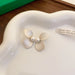 Wholesale Silver Needle Pearl Alloy Petal Earrings JDC-ES-BY180 Earrings 宝钰 Wholesale Jewelry JoyasDeChina Joyas De China