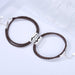 Wholesale silver-plated leather rope couple bracelet JDC-BT-YZM016 Bracelet 伊之美 Wholesale Jewelry JoyasDeChina Joyas De China