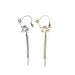 Wholesale silver rhinestone fringe fly swallow alloy earhook JDC-ES-ChiH011 Earrings 池豪 Golden left ear Wholesale Jewelry JoyasDeChina Joyas De China