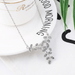 Wholesale silver rhinestone necklace JDC-NE-XingL024 Necklaces 星銮 Wholesale Jewelry JoyasDeChina Joyas De China