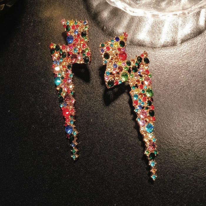 Wholesale Silver Rhinestone Steel Pin Earrings JDC-ES-ZhanS001 Earrings 瞻盛 Wholesale Jewelry JoyasDeChina Joyas De China