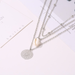 Bulk Jewelry Wholesale silver shell necklace JDC-NE-D668 Wholesale factory from China YIWU China