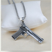 Bulk Jewelry Wholesale silver stainless steel pistol pendant necklace JDC-MNE-BS027 Wholesale factory from China YIWU China